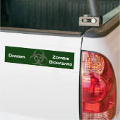 Autocollant De Voiture Symbole de Biohazard de zombi (Sur camion)