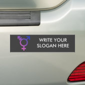 Autocollant De Voiture Symbole de transsexuel (En voiture)
