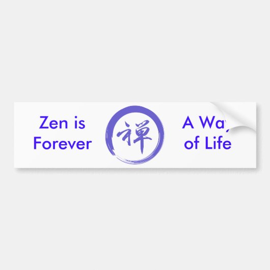 Autocollant De Voiture Symbole d'Enso avec le symbole de zen (Devant)