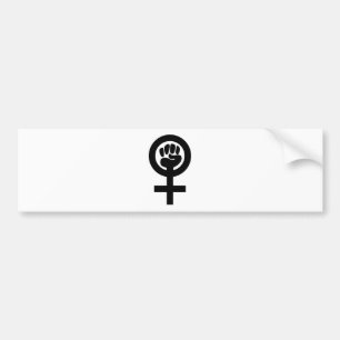 Autocollant De Voiture Symbole du pouvoir des femmes