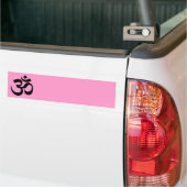 Autocollant De Voiture Symbole rose et noir (Sur camion)