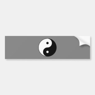 Autocollant De Voiture SYMBOLE YIN ET Yang (Taijitu taoïste chinois)