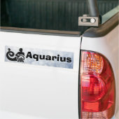 Autocollant De Voiture SYMBOLE Zodiaque Aquarius Horoscope (Sur camion)
