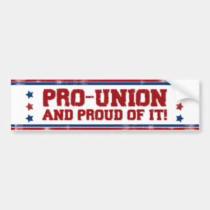 Autocollant De Voiture Syndicat Pro-Syndicat Et Fier De Celui-Ci Syndicat