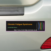 Autocollant De Voiture Syndrome chronique de fatigue (En voiture)
