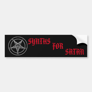 Autocollant De Voiture Synths pour l'autocollant de Satan