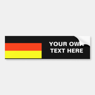 Autocollant De Voiture T-shirts et cadeaux allemands de drapeau