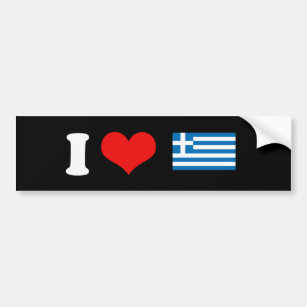 Autocollant De Voiture T-shirts et cadeaux grecs de drapeau