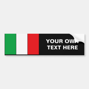 Autocollant De Voiture T-shirts et cadeaux italiens de drapeau