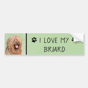 Autocollant De Voiture Tableau de bord - Joli art original chien