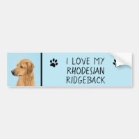 Tableau Rhodesian Ridgeback - Art Chien original