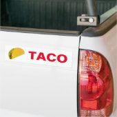 AUTOCOLLANT DE VOITURE TACO (Sur camion)