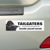 Autocollant De Voiture Tailgaters - considérez-vous avertis (En voiture)