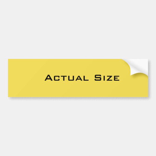 Autocollant De Voiture Taille réelle (Devant)