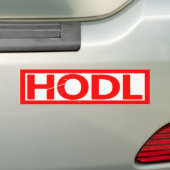 Autocollant De Voiture Tampon Hodl (En voiture)