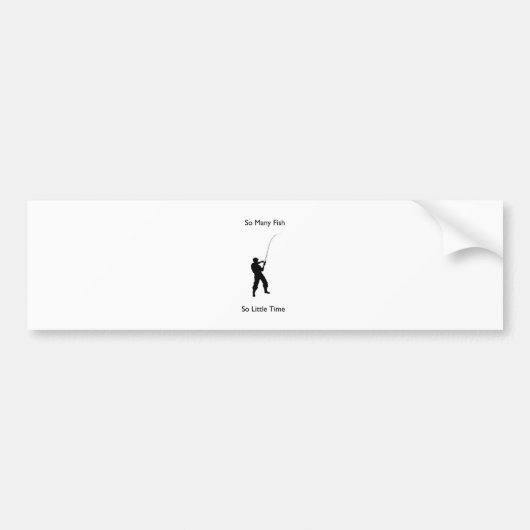 Autocollant De Voiture "Tant de poissons conception de tellement peu (Devant)