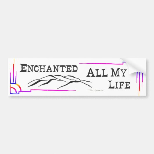 Autocollant De Voiture TAOS MOUNTAINS e.a.m.l. BUMPER STICKER (Devant)