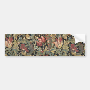 Autocollant De Voiture Tapisserie florale riche Brocade Damask