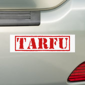 AUTOCOLLANT DE VOITURE TARFU (En voiture)