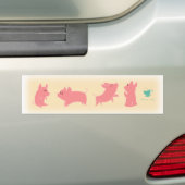 Autocollant De Voiture Tasse de thé Piggies (En voiture)