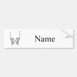 Autocollant De Voiture Tatouage papillon stylisé Thunder_Cove