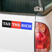 Autocollant De Voiture Taxes sur les riches (Sur camion)