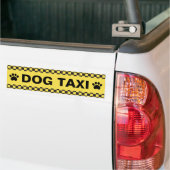 Autocollant De Voiture Taxi de chien (Sur camion)