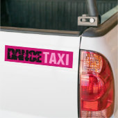AUTOCOLLANT DE VOITURE TAXI DE DANSE (Sur camion)