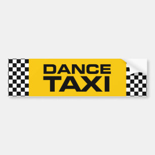 Autocollant De Voiture Taxi de danse (ballet)