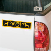 Autocollant De Voiture Taxi Dogue (Sur camion)