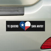 Autocollant De Voiture Te Quiero San Anto ! (En voiture)