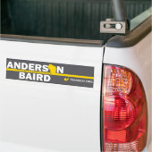 Autocollant De Voiture TeamGuv - adhésif pour pare-chocs d'Anderson/Baird (Sur camion)