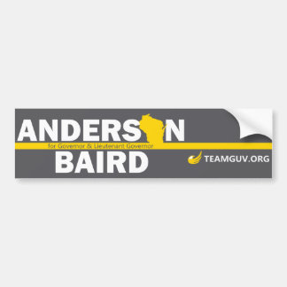 Autocollant De Voiture TeamGuv - adhésif pour pare-chocs d'Anderson/Baird