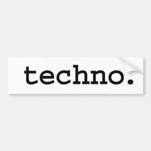 Autocollant De Voiture techno.