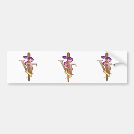 Autocollant De Voiture Technologie vétérinaire (Devant)