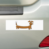 Autocollant De Voiture Teckel de Doxie (En voiture)