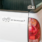 Autocollant De Voiture teckels obtenus ? Adhésif pour pare-chocs (Sur camion)