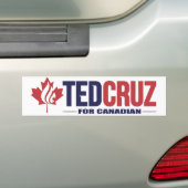 Autocollant De Voiture Ted Cruz pour le Canadien (En voiture)