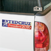 Autocollant De Voiture Ted Cruz pour le Président adhésif pour pare-chocs (Sur camion)