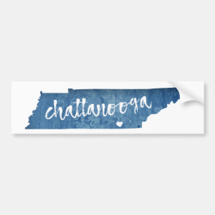 Autocollant De Voiture Tennessee de Chattanooga