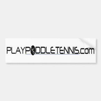 Autocollant De Voiture Tennis de palette de jeu