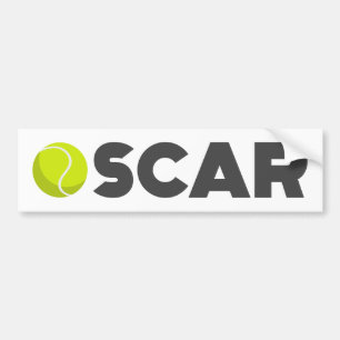 Autocollant De Voiture Tennis d'Oscar