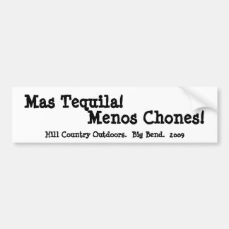 Autocollant De Voiture Tequila Menos Chones de MAS