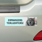 Autocollant De Voiture Terlgerters ! Ermahgerd ! Tailgaters de Kitty choq (En voiture)