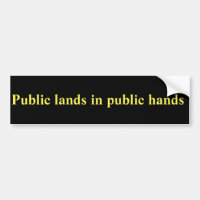 Terres publiques entre les mains du public