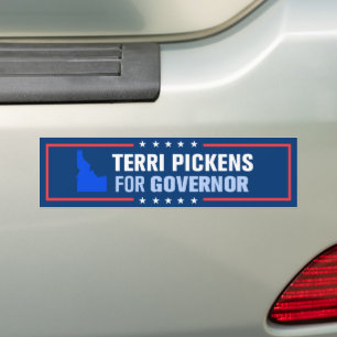 Autocollant De Voiture Terri Pickens pour gouverneure de l'Idaho