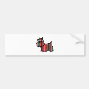 AUTOCOLLANT DE VOITURE TERRIER ÉCOSSAIS