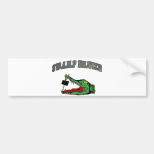Autocollant De Voiture Tête d'alligator de chasseur de marais