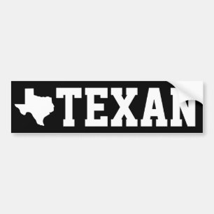 AUTOCOLLANT DE VOITURE TEXAN