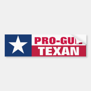 Autocollant De Voiture Texan de Pro-Arme à feu